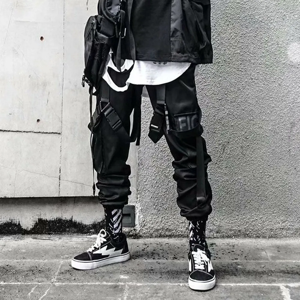 Funki Buys | Pants | Men's Punk Goth Streetwear Cargo Pants