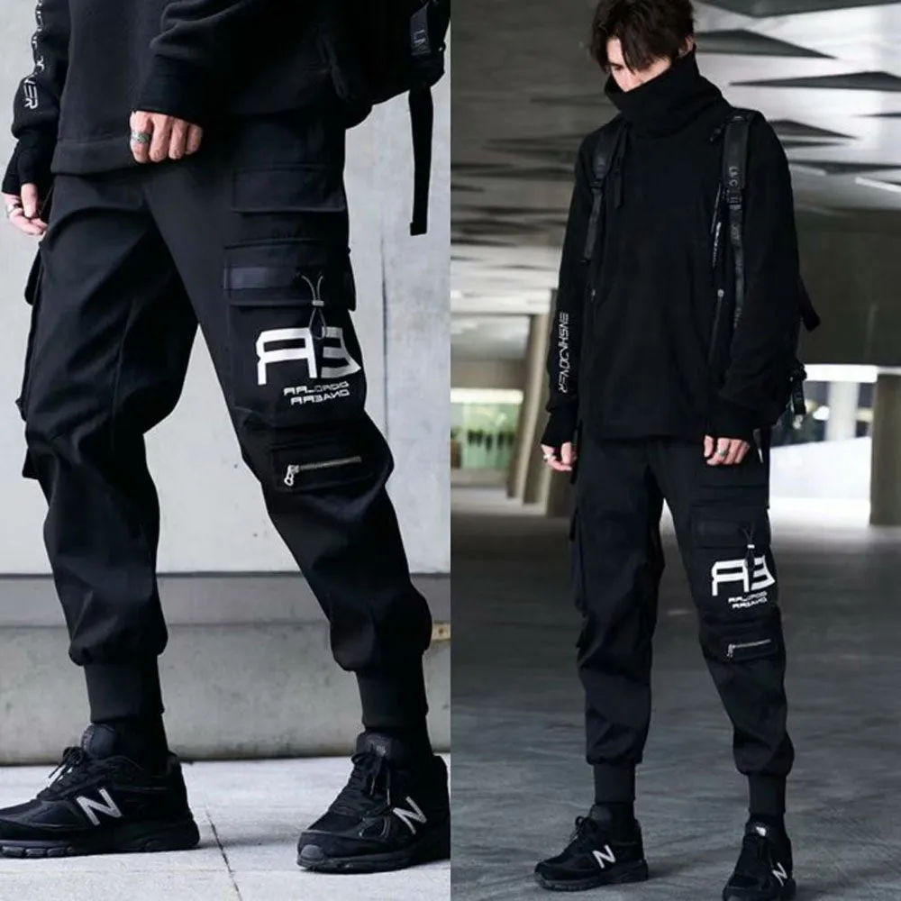 Funki Buys | Pants | Men's Punk Goth Streetwear Cargo Pants