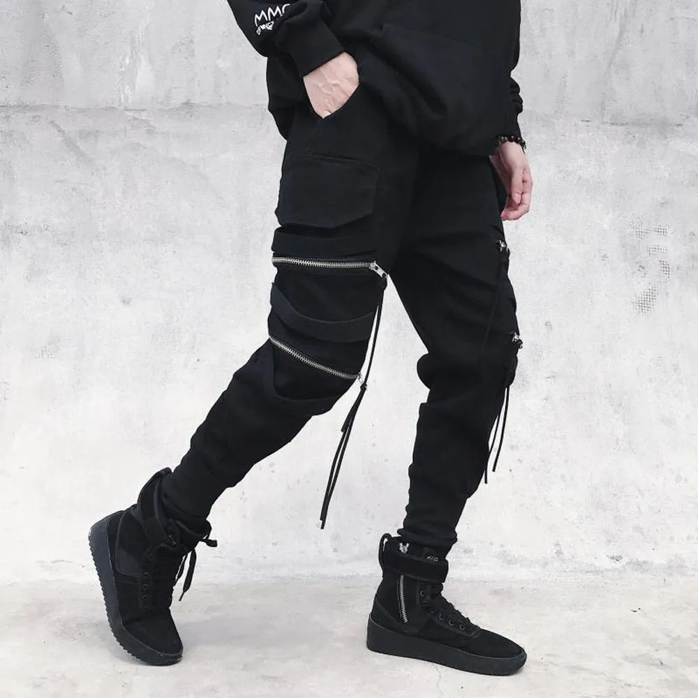 Funki Buys | Pants | Men's Punk Goth Streetwear Cargo Pants