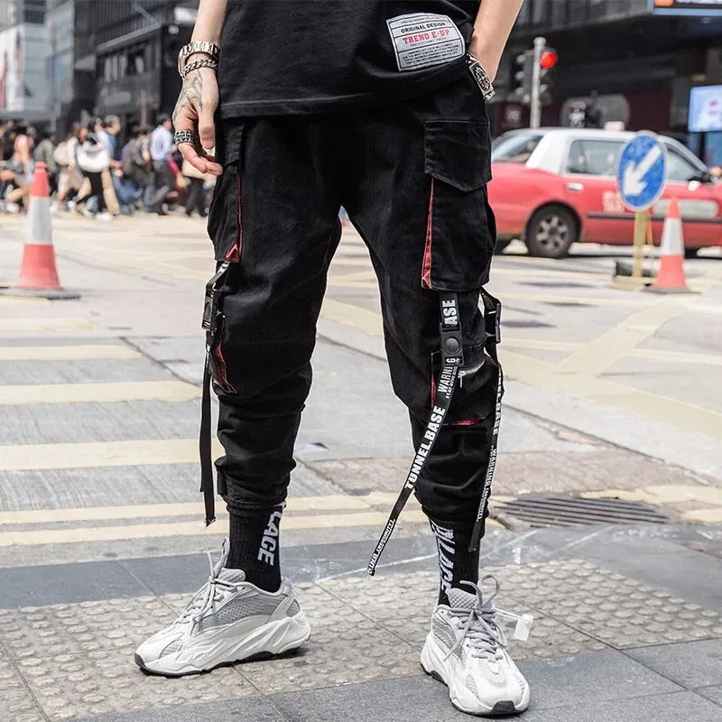 Funki Buys | Pants | Men's Punk Goth Streetwear Cargo Pants