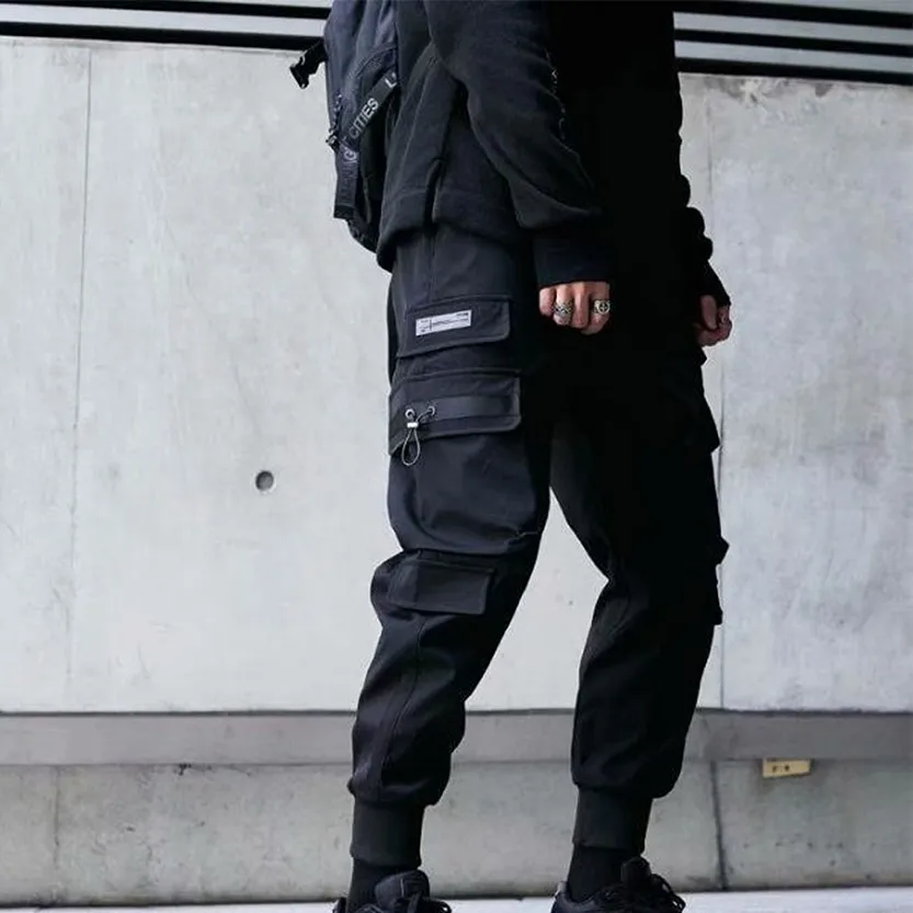 Funki Buys | Pants | Men's Punk Goth Streetwear Cargo Pants