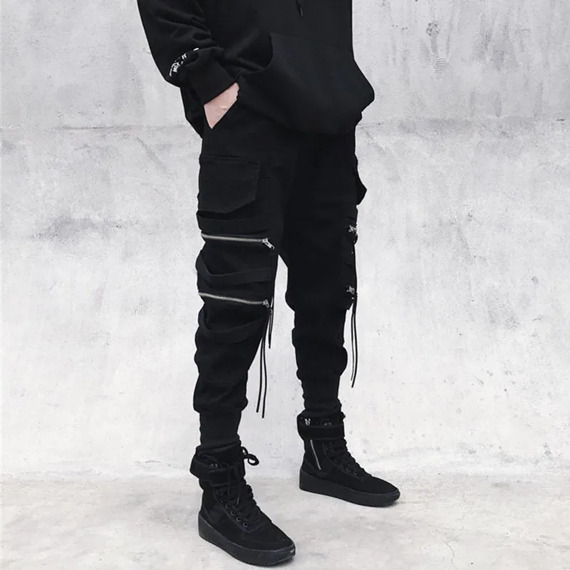 Funki Buys | Pants | Men's Punk Goth Streetwear Cargo Pants