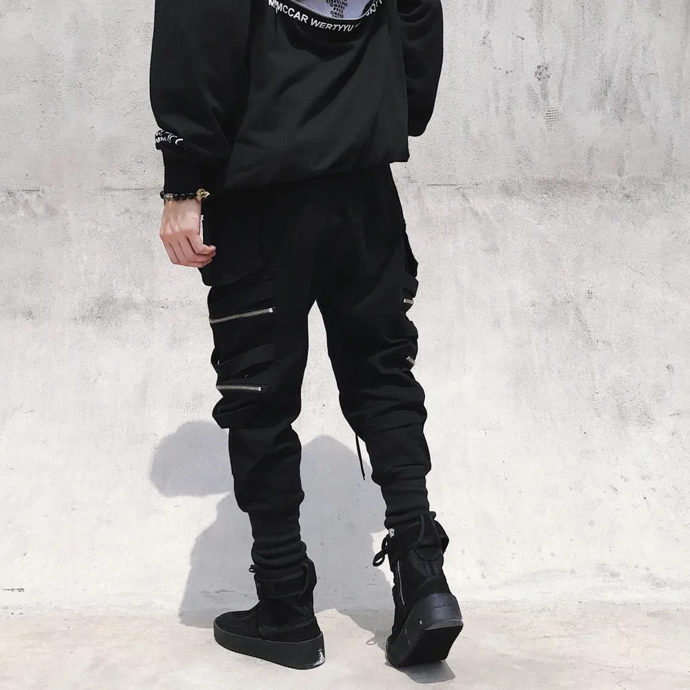 Funki Buys | Pants | Men's Punk Goth Streetwear Cargo Pants