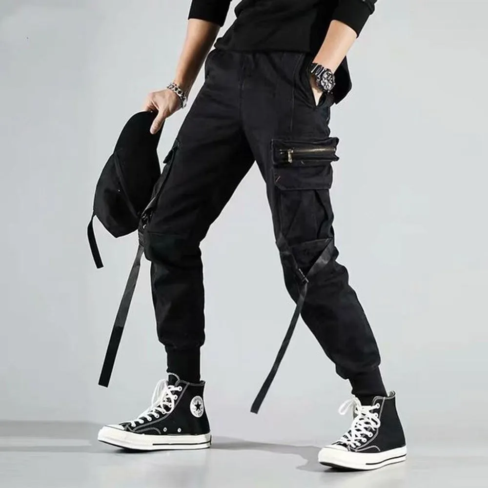 Funki Buys | Pants | Men's Punk Goth Streetwear Cargo Pants