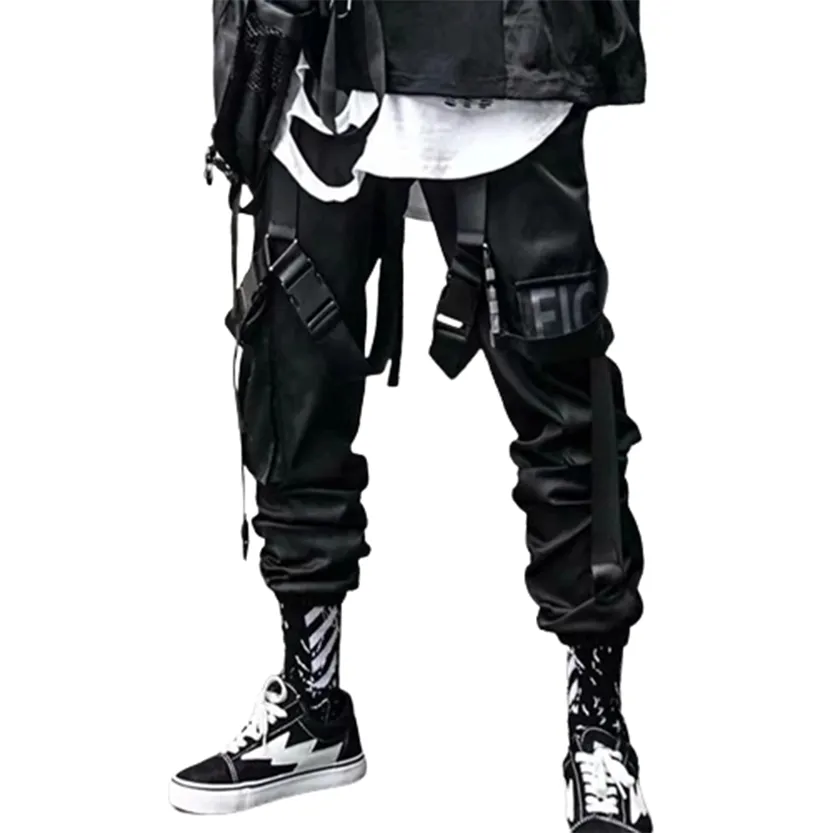 Funki Buys | Pants | Men's Punk Goth Streetwear Cargo Pants