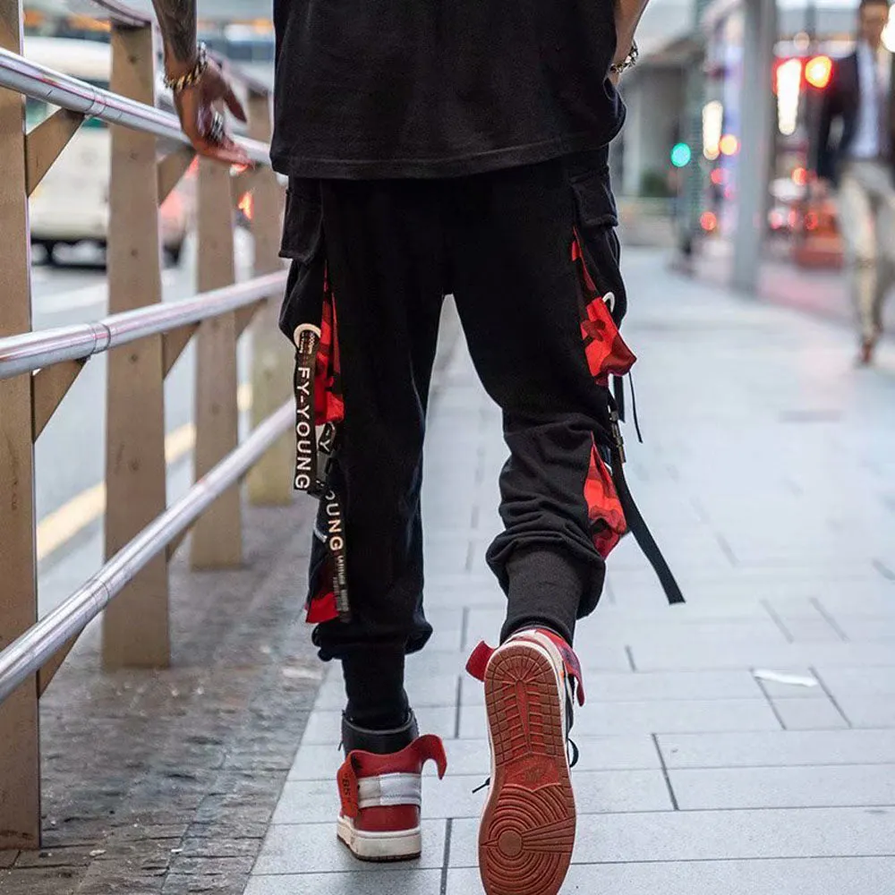 Funki Buys | Pants | Men's Punk Goth Streetwear Cargo Pants