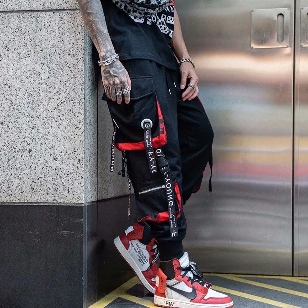 Funki Buys | Pants | Men's Punk Goth Streetwear Cargo Pants