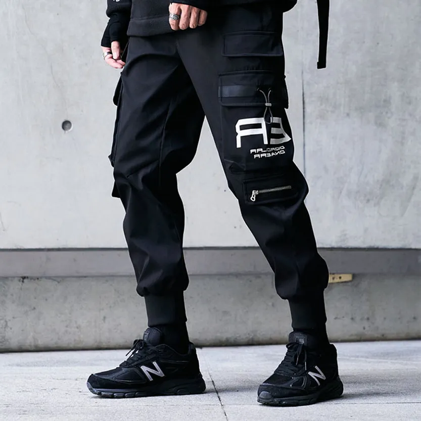 Funki Buys | Pants | Men's Punk Goth Streetwear Cargo Pants