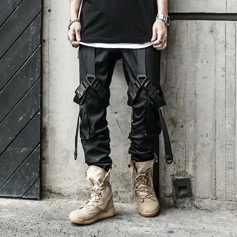 Funki Buys | Pants | Men's Punk Goth Streetwear Cargo Pants