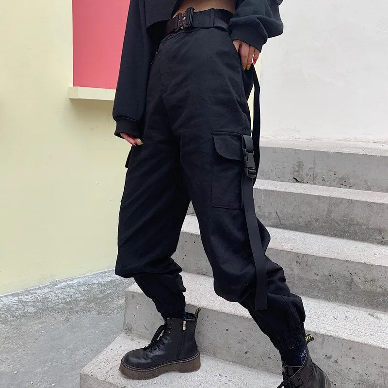 Funki Buys | Pants | Women's Big Pockets Loose Cargo Pant