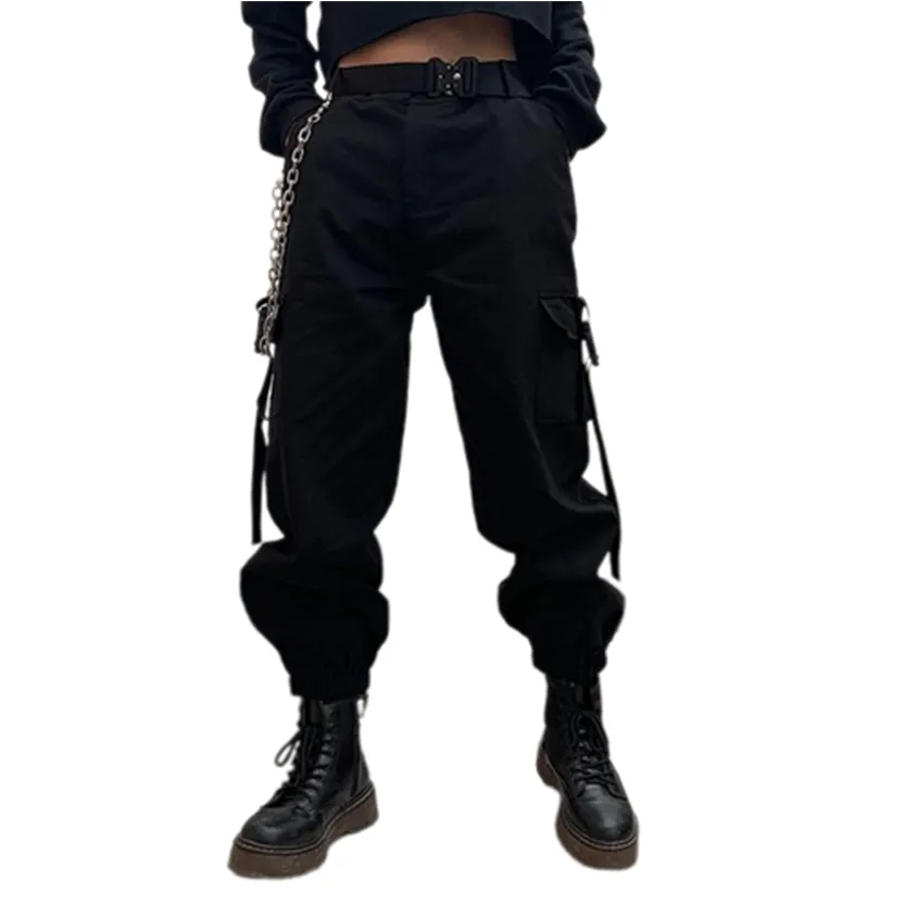 Funki Buys | Pants | Women's Big Pockets Loose Cargo Pant