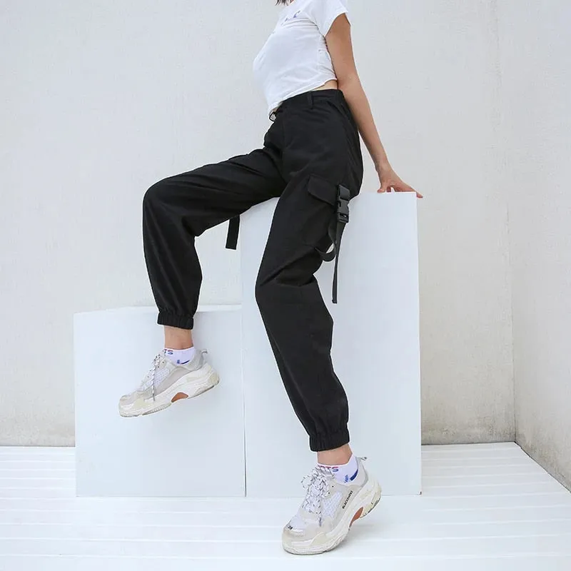 Funki Buys | Pants | Women's Big Pockets Loose Cargo Pant