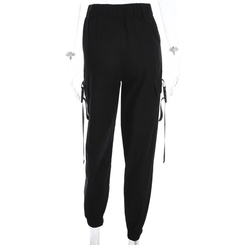 Funki Buys | Pants | Women's Big Pockets Loose Cargo Pant