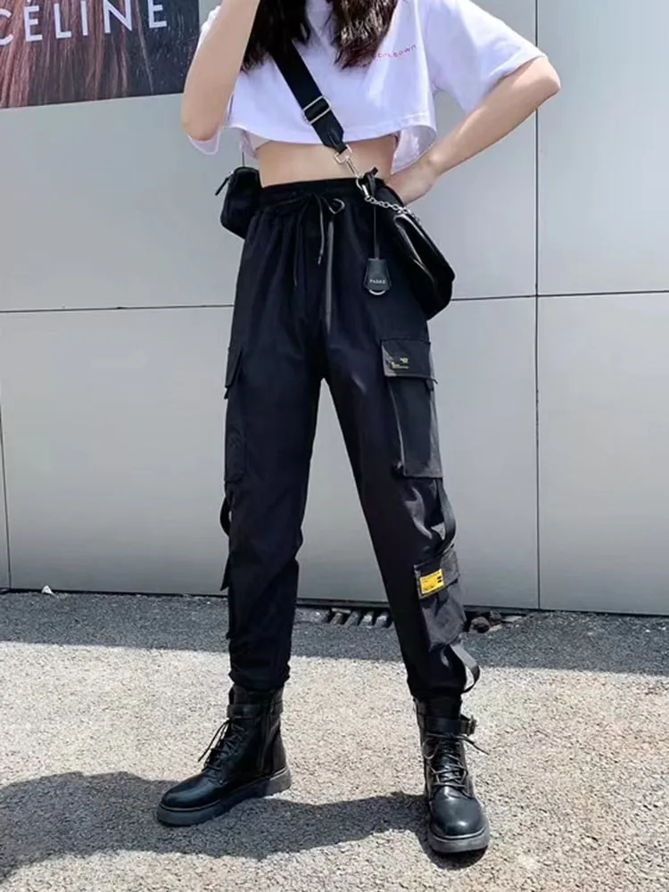 Funki Buys | Pants | Women's Retro Streetwear Cargo Pants