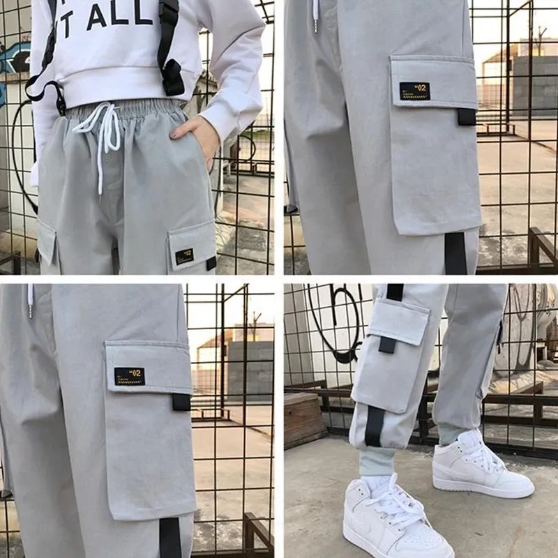 Funki Buys | Pants | Women's Retro Streetwear Cargo Pants