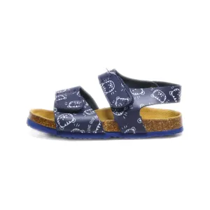 Gemo Flat Sandals Fabric Blue Colour For Kids