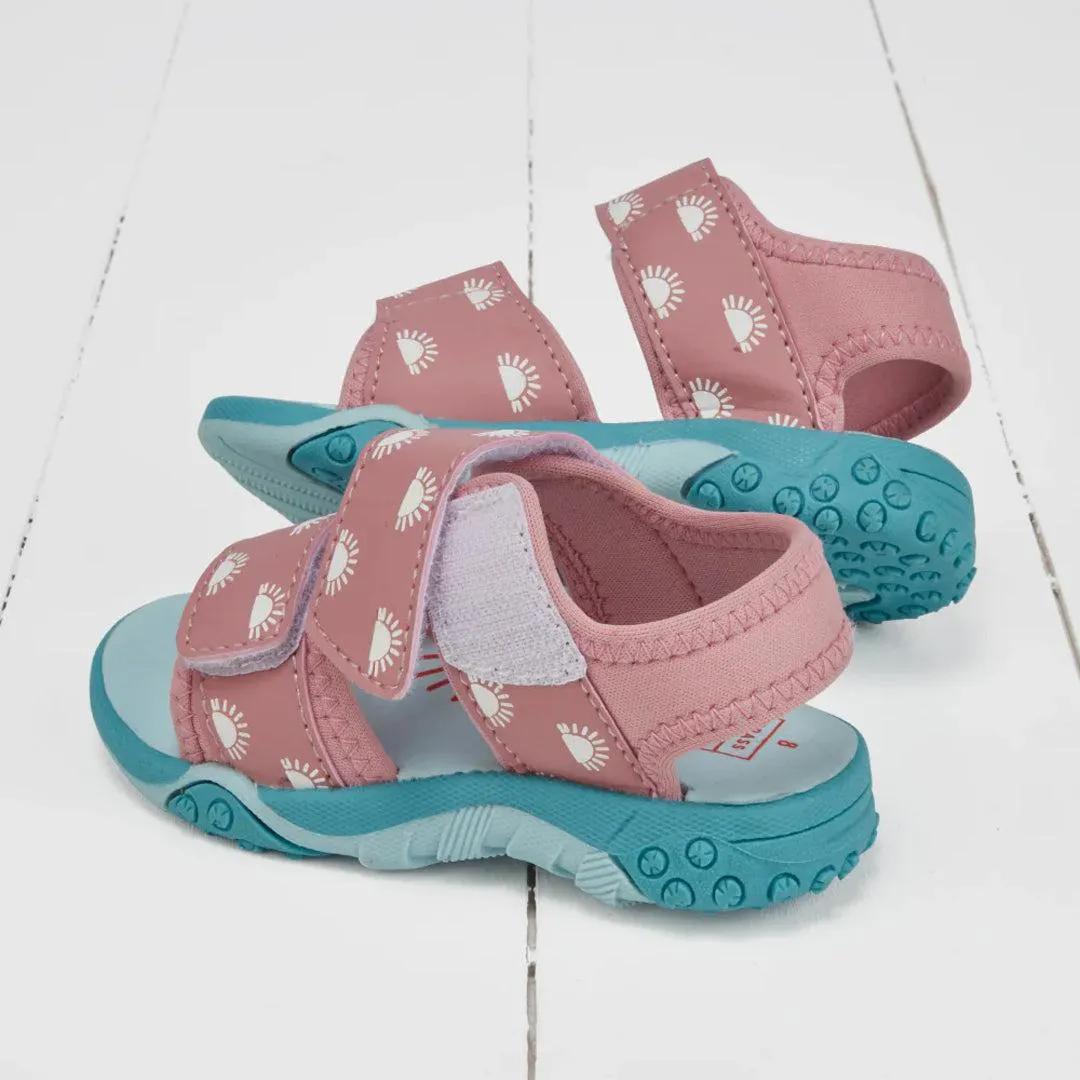 Grass & Air Colour Changing Kids Sandals - Rose