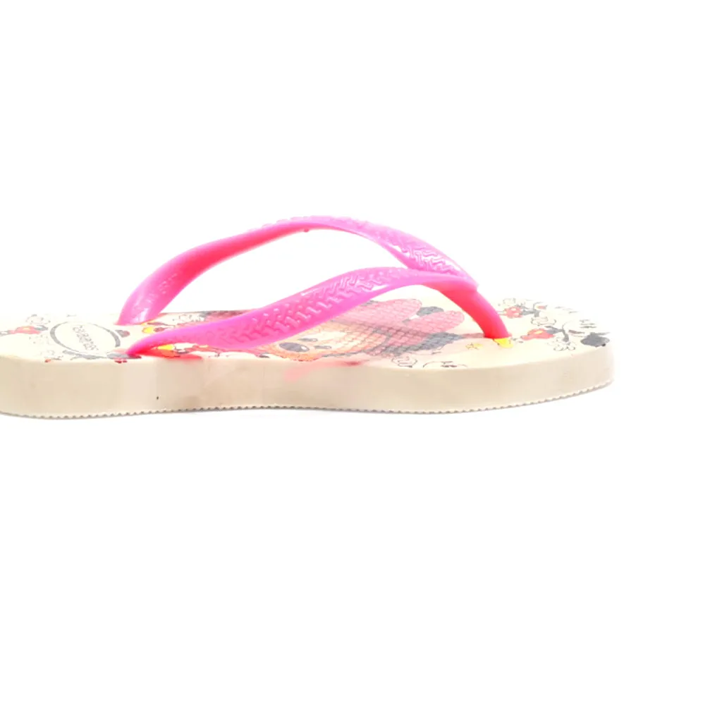 Havaianas Flat Sandals Eva Pink Colour For Kids