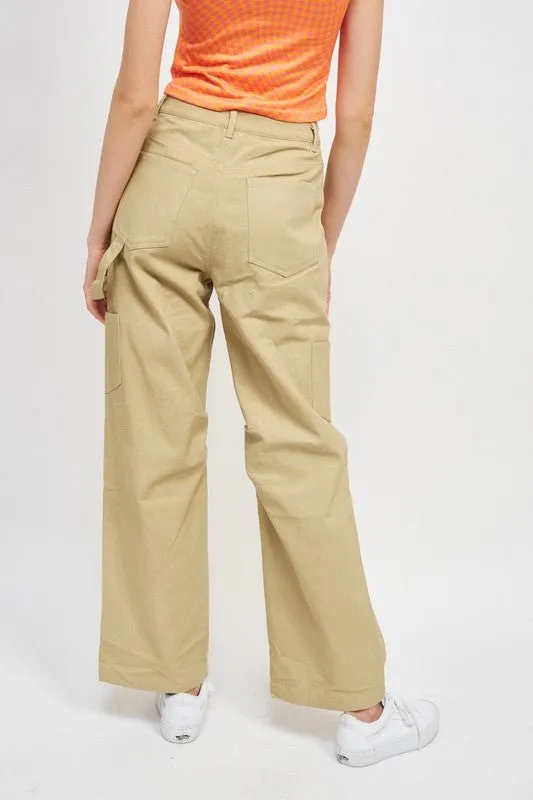 High Rise Cargo Pants