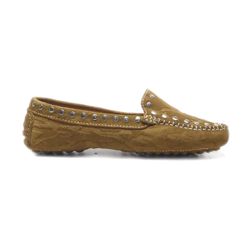 Hyphen Loafers Leather Brown Colour For Women