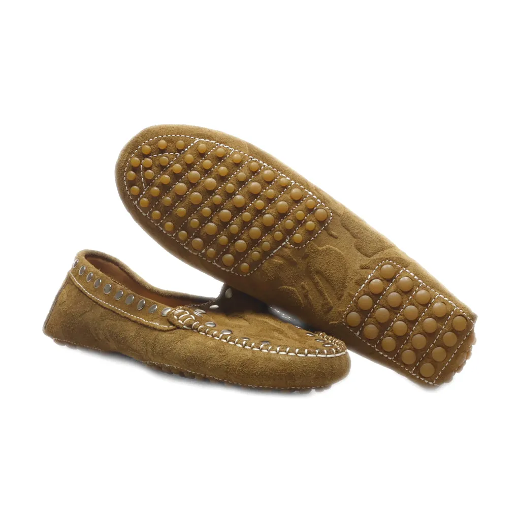 Hyphen Loafers Leather Brown Colour For Women