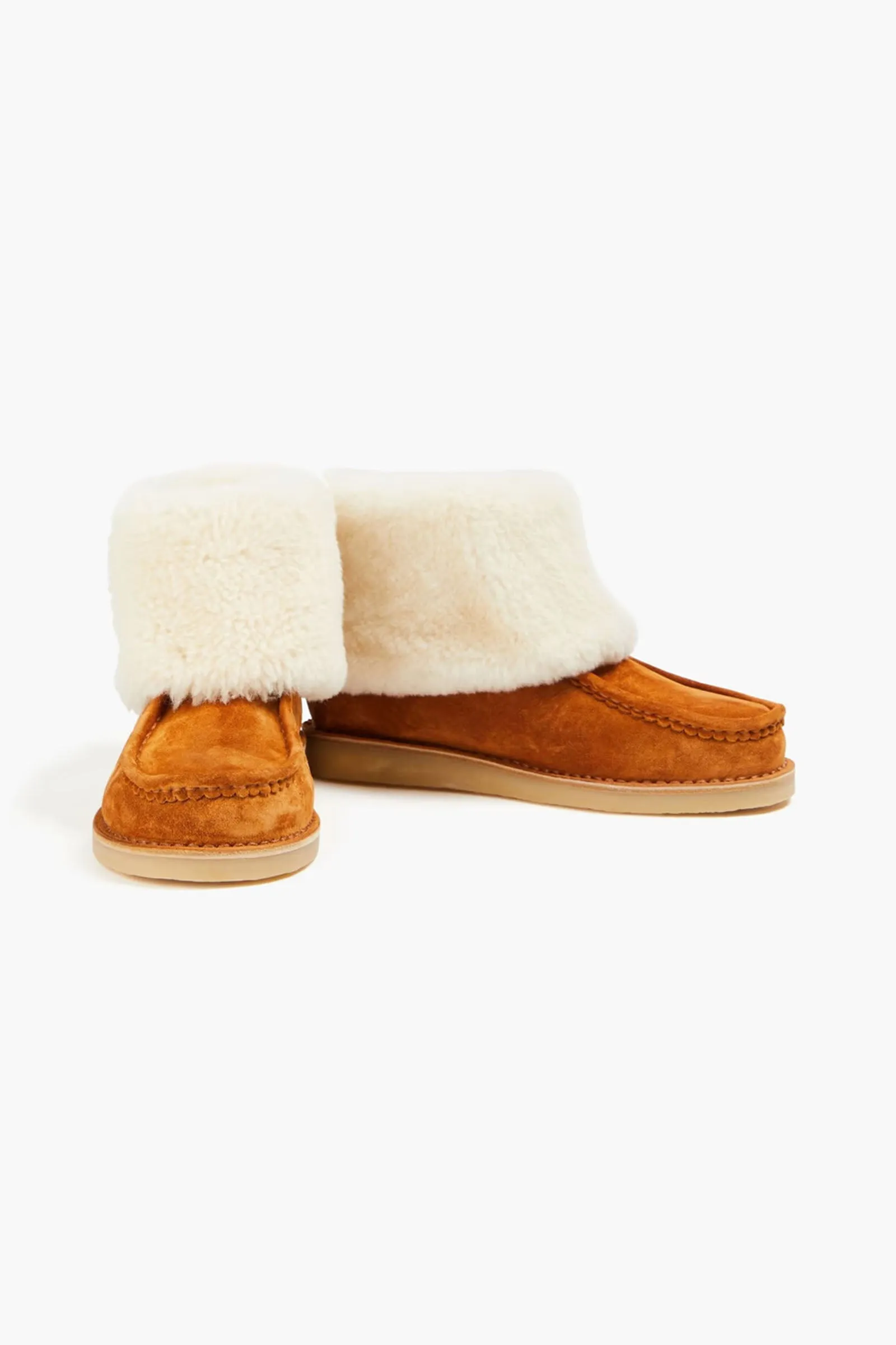 Jesse Shearling-lined Suede Ankle Boots