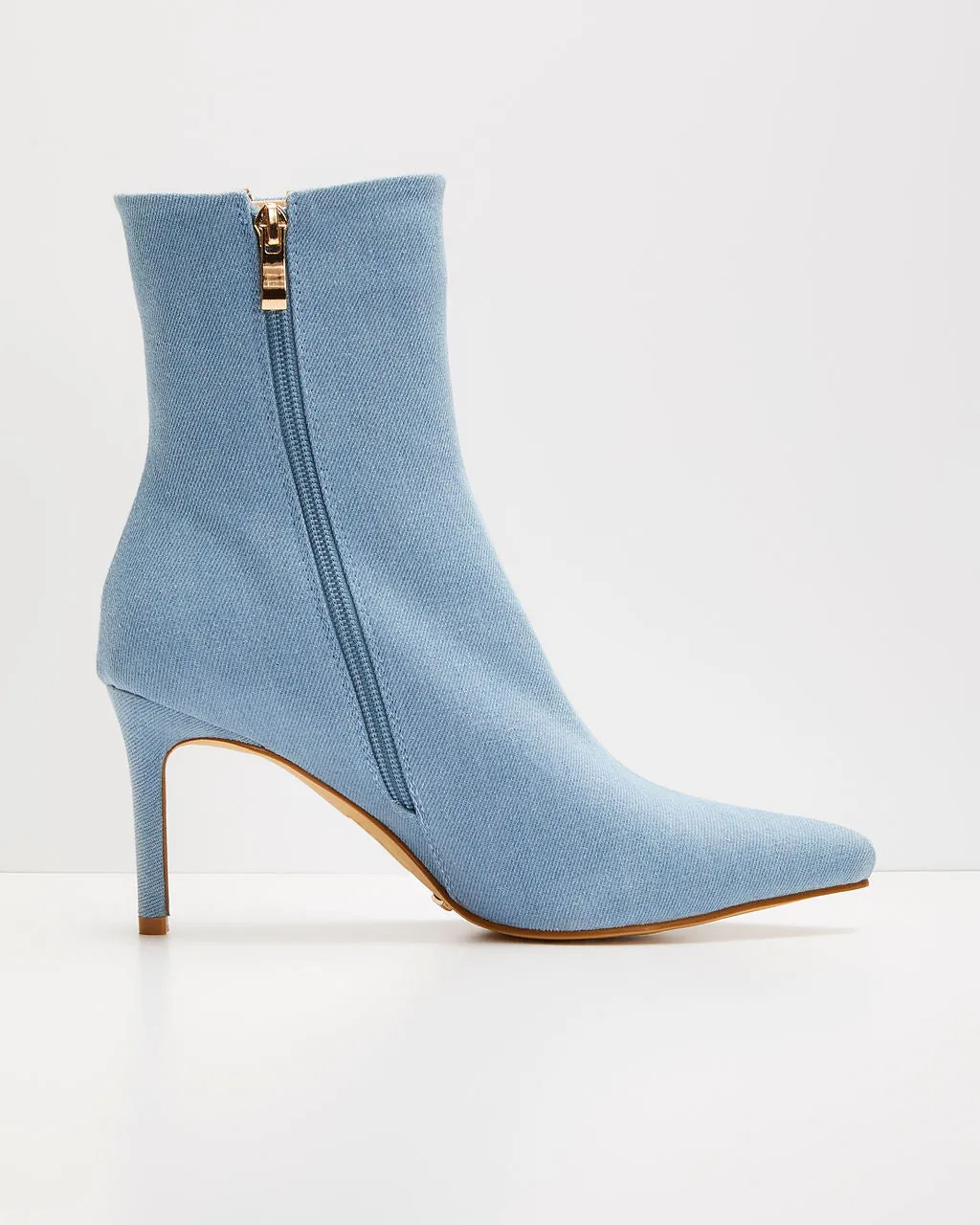 Joannie Denim Ankle Booties