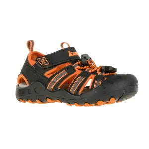 Kamik Black/Orange Crab Baby/Toddler Sandal