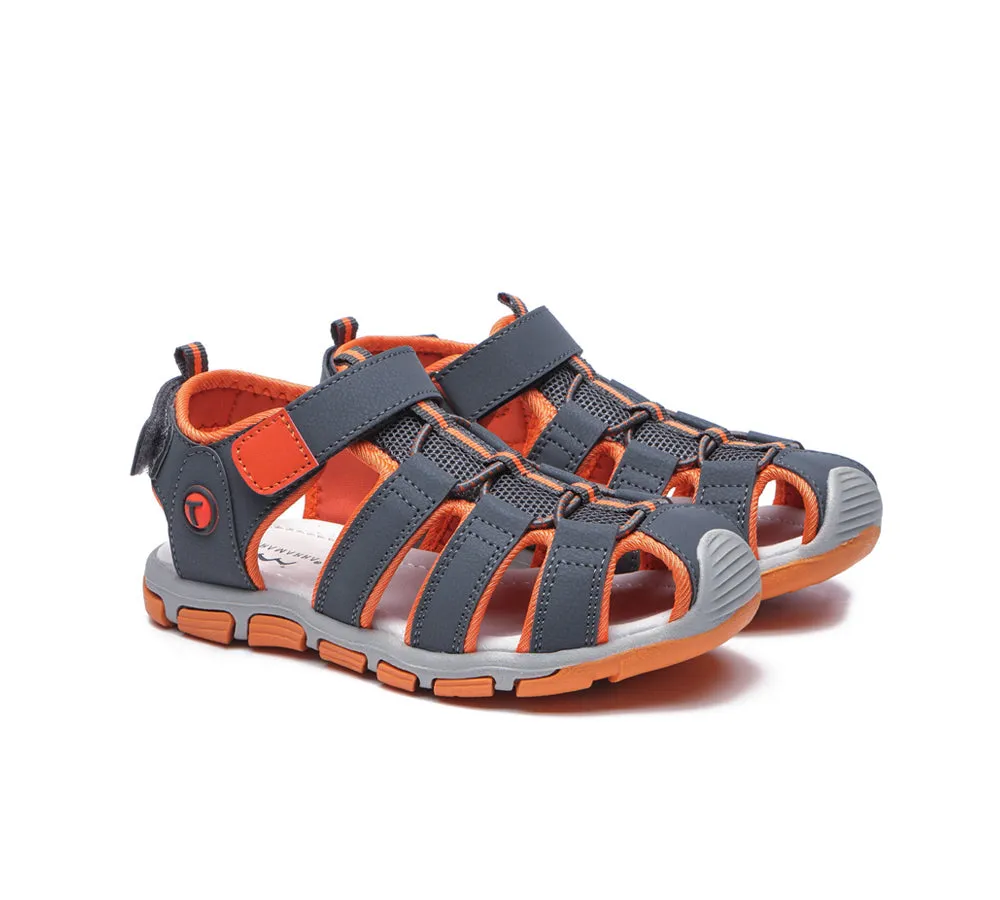 Kids Hook And Loop Roma Sporty Kids Sandals