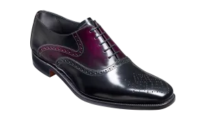 Langley – Black / Aubergine Hi-Shine