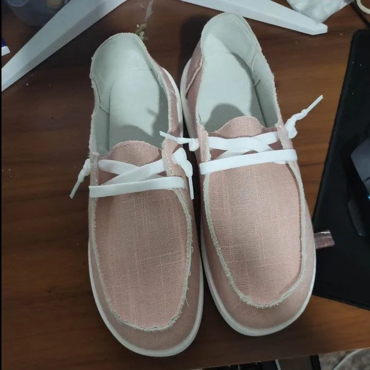 Large size Canvas Women's Single Shoes Casual