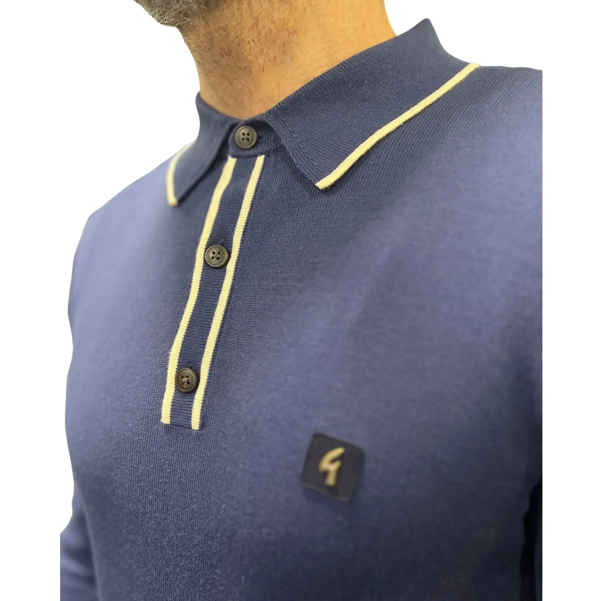 Lineker Storm Long-Sleeved Knitted Polo