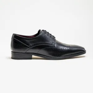 Lisbon Black Brogue Shoes