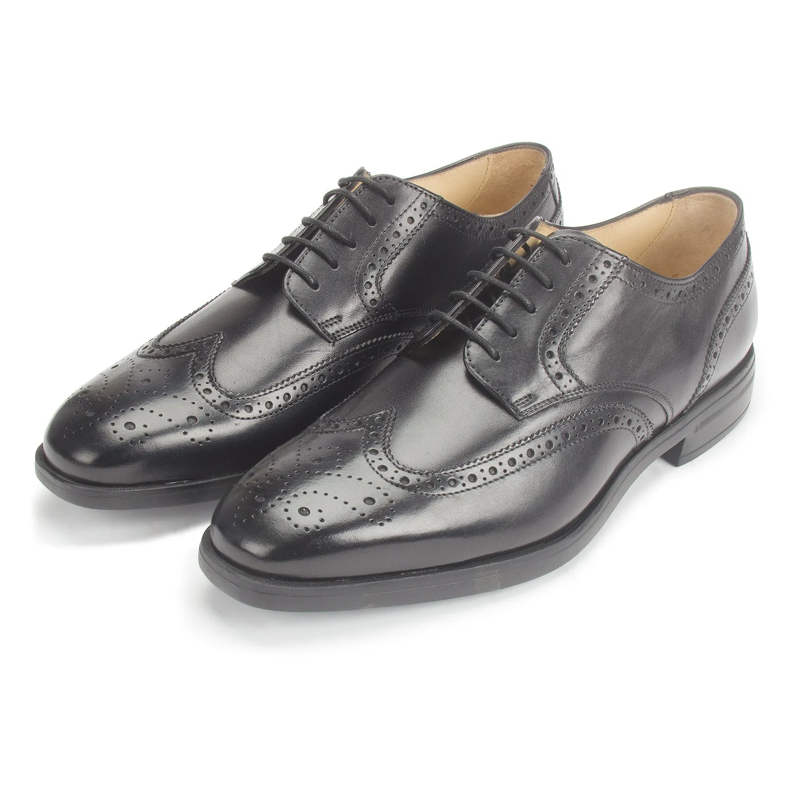 Men Brogue Wingtip Derby Shoe