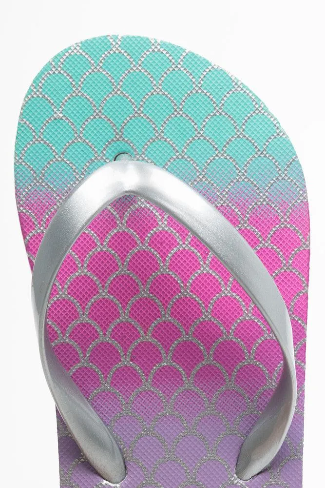 Mermaid Scale Flip Flop