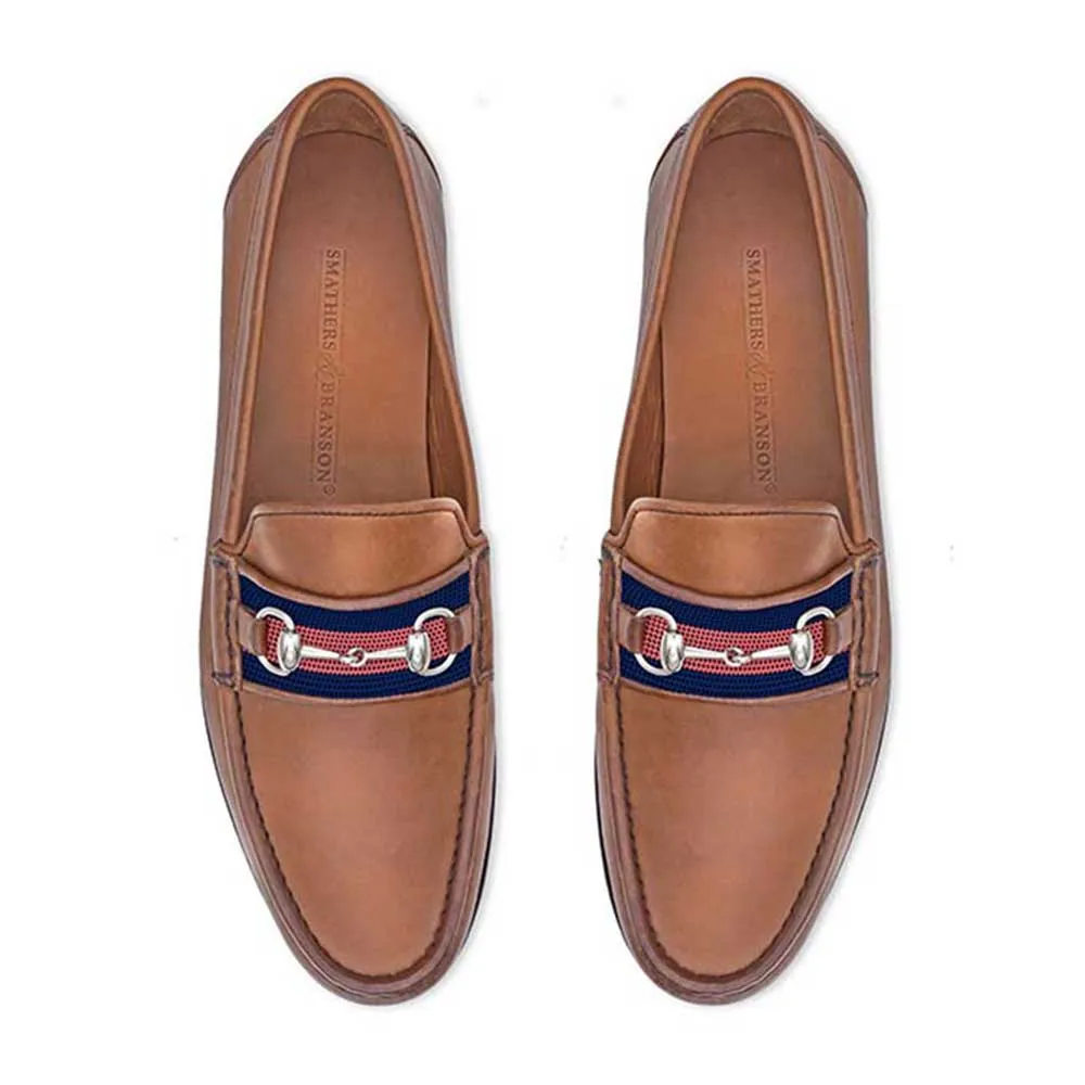 Murray’s Toggery Shop x Smathers & Branson Surcingle Downing Bit Loafers - Navy/Nantucket Red®