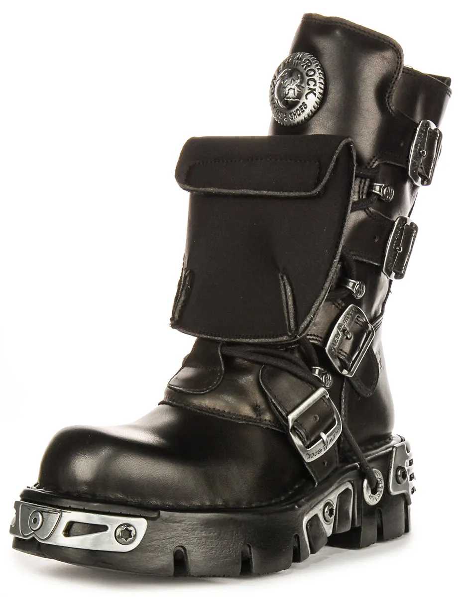 Newrock 389 Reactor Pocket 90s Boot In Black