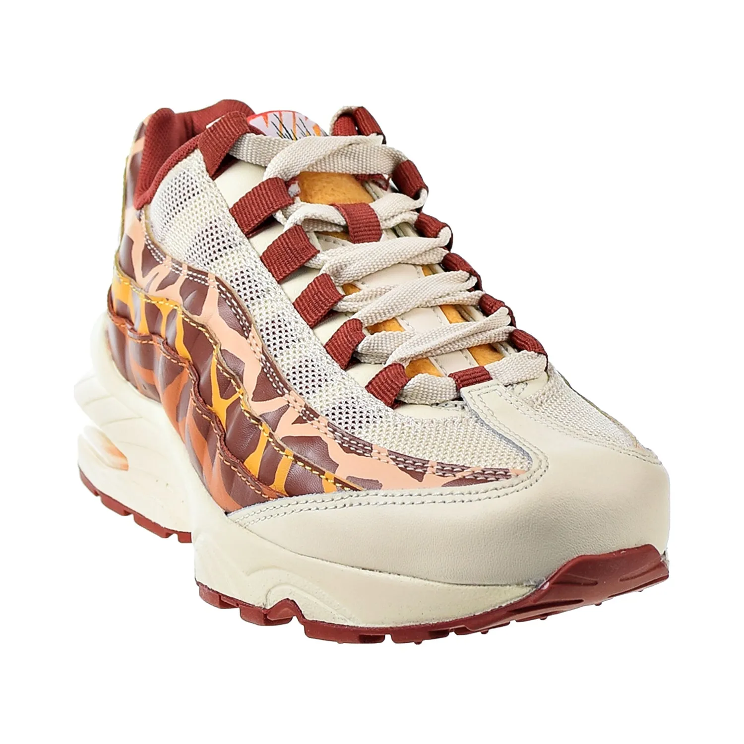 Nike Air Max 95 Giraffe Big Kid's Casual Shoes Light Cream-Pollen Rise-Russet