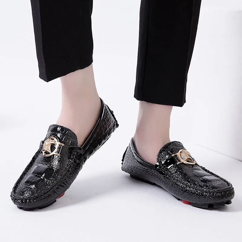 Plus Size Peas Shoes Men Velvet Casual