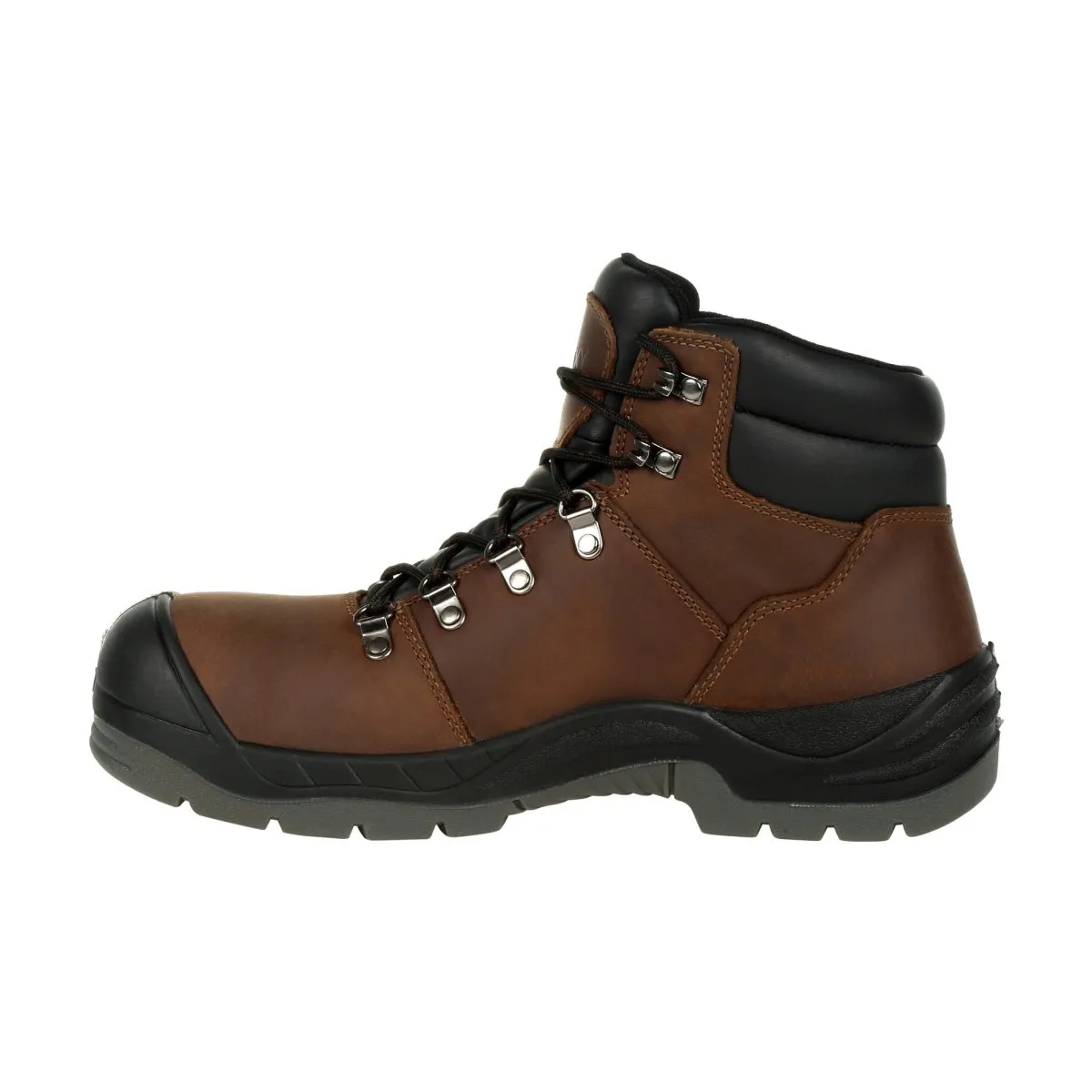 Rocky Worksmart Men's Composite Toe Waterproof Work Boots Rkk0245 In Brown