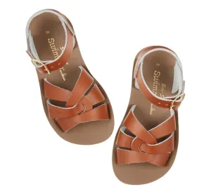 Salt-Water Sandals: Swimmer Tan Kids Sandals