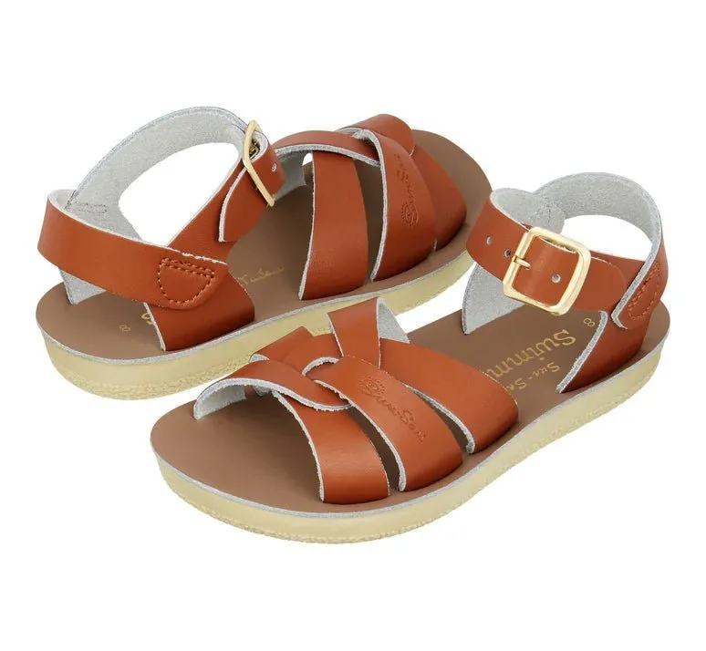 Salt-Water Sandals: Swimmer Tan Kids Sandals