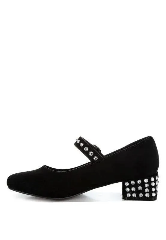 Sima Studded Mary Jane Pumps