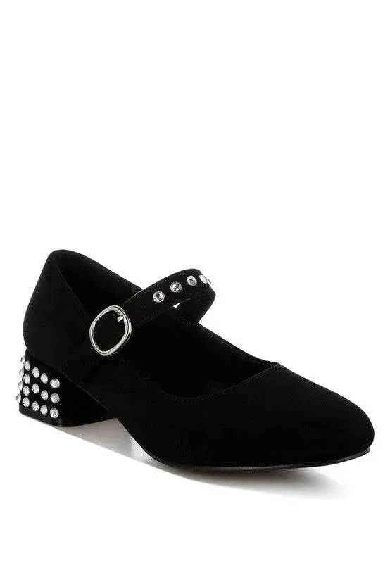 Sima Studded Mary Jane Pumps