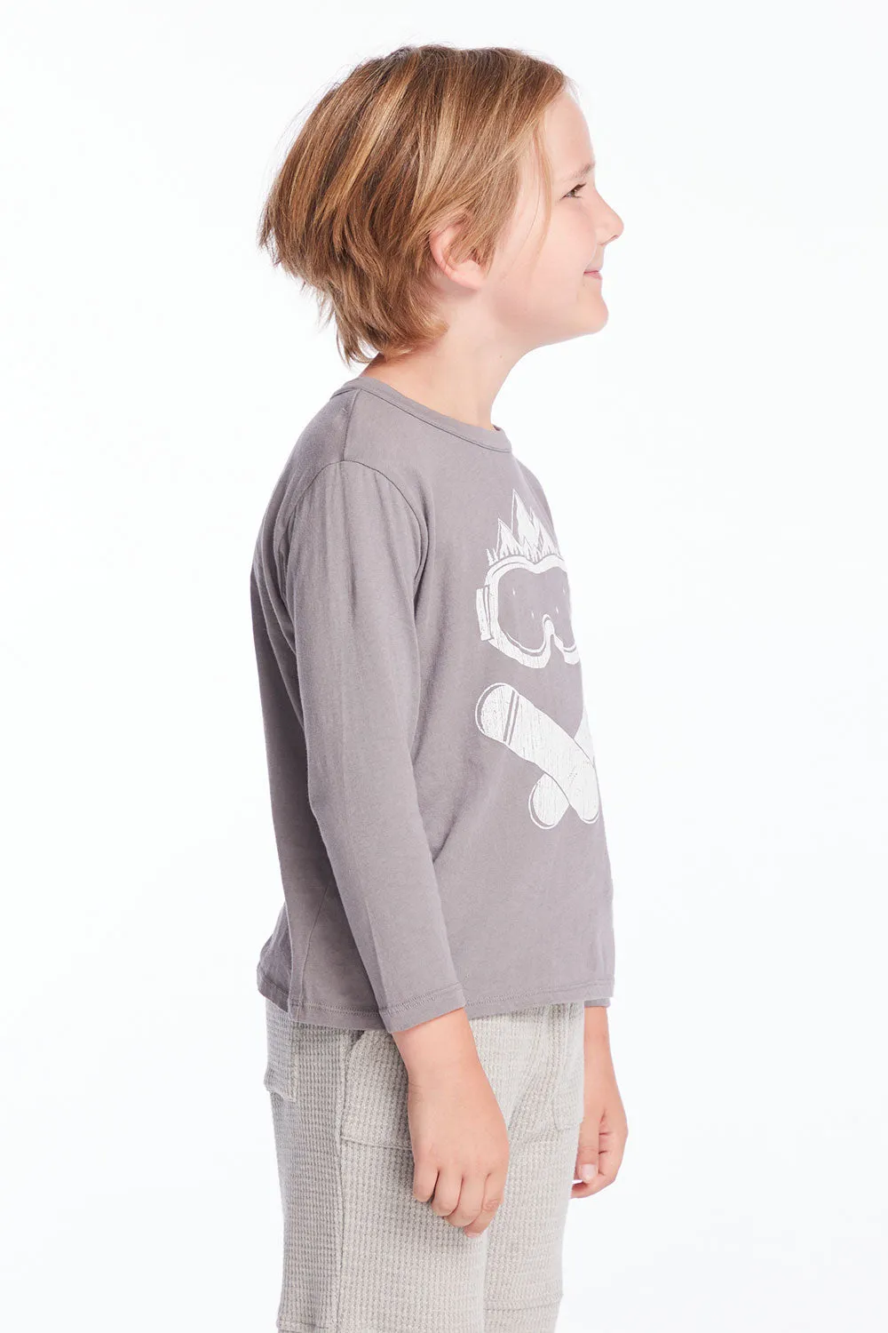 Snow Goggle Smile Boys Long Sleeve