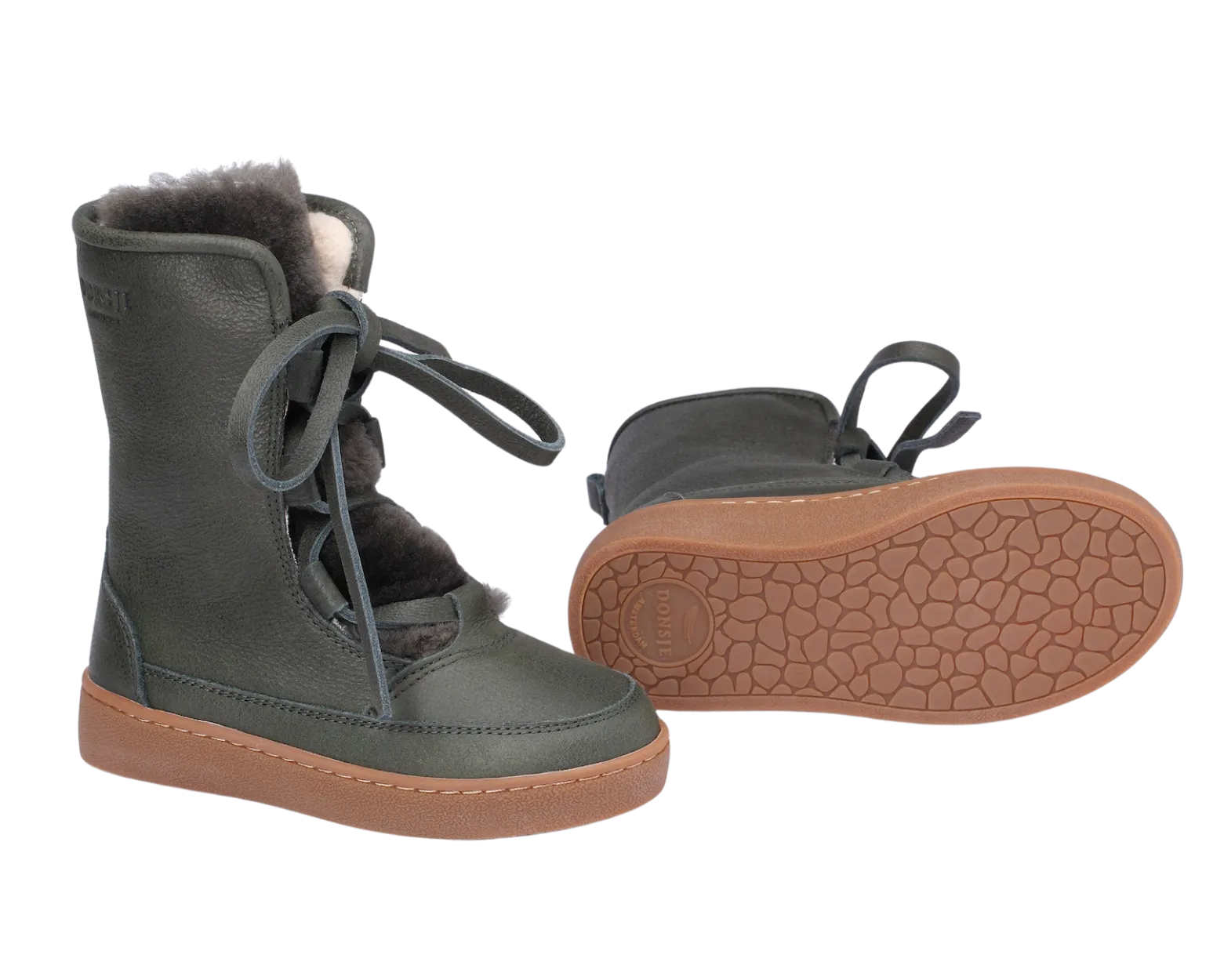 Sonny Boots | Deep Green Leather