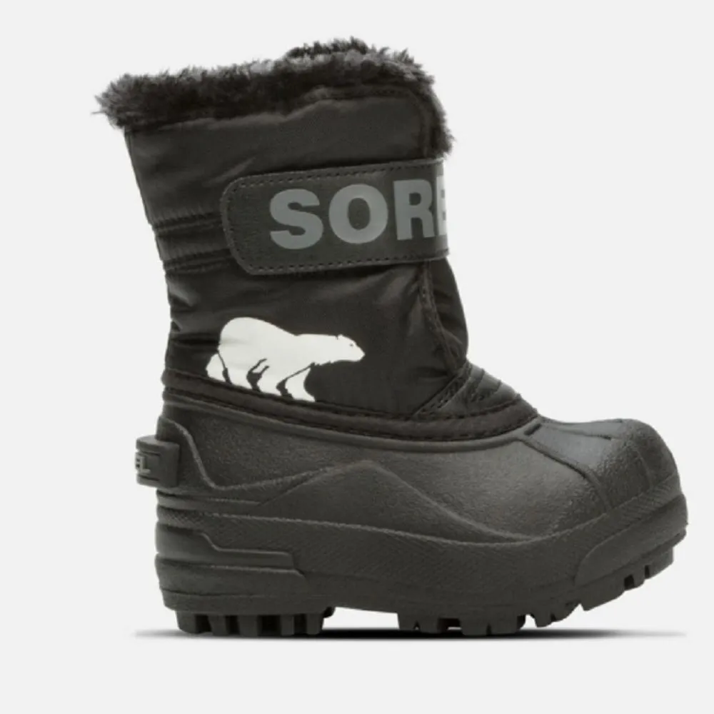 Sorel Snow Commander Kids Snow Boots - Black