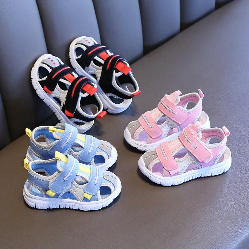 Summer baby sandals for girls boys soft bottom cloth children shoes