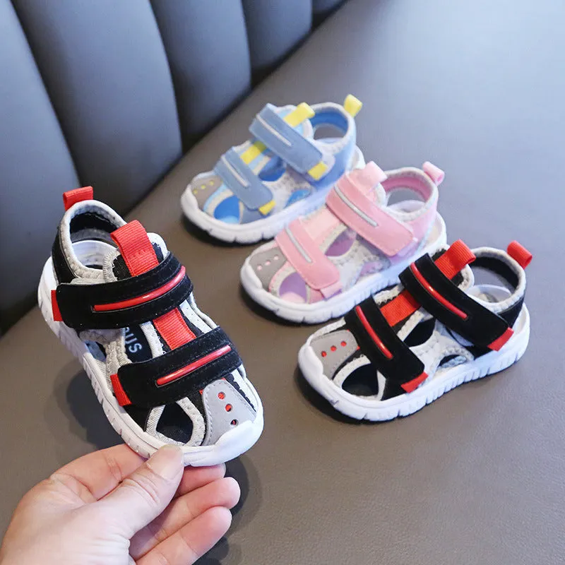 Summer baby sandals for girls boys soft bottom cloth children shoes