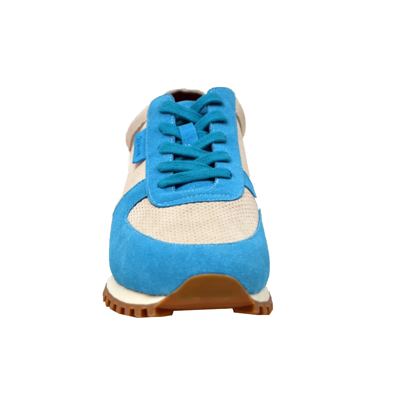 Surrey Aqua & Bone Sneakers - Stylish and Comfortable British Collection Shoes